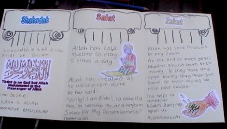 The 3 Inside Pages on Shahadah, Salat and Zakat